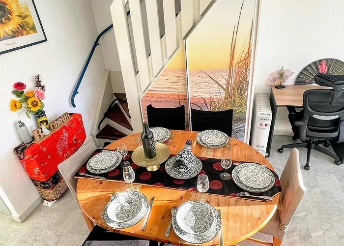 Apartamento Cap D T4 Duplex Center Port Private Parking Wifi Air Conditioning Agde