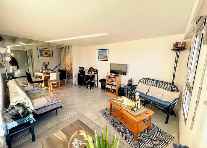 Apartamento Cap D T4 Duplex Center Port Private Parking Wifi Air Conditioning Agde