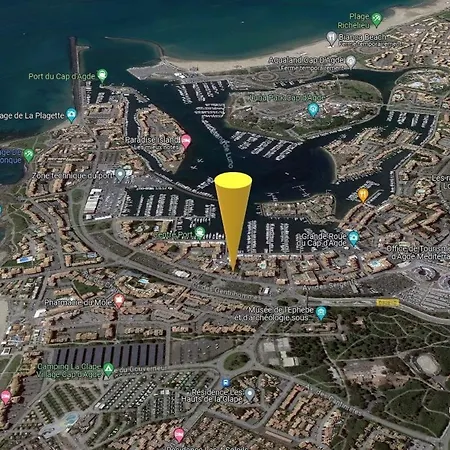 Cap D T4 Duplex Center Port Private Parking Wifi Air Conditioning Appartement