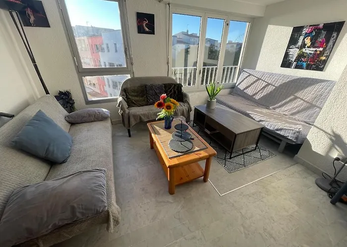 Cap D T4 Duplex Center Port Private Parking Wifi Air Conditioning * Agde